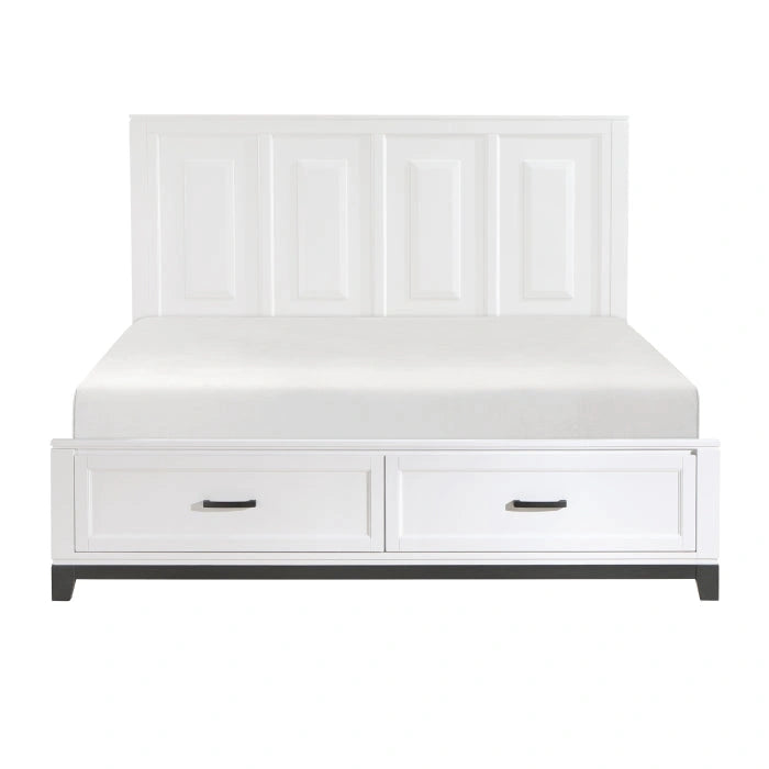 Garretson (3) California King Platform Bed with Footboard Storage