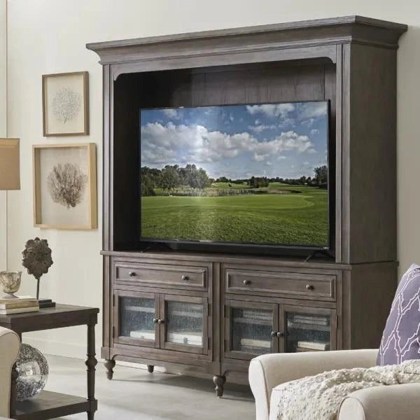 Legends Furniture Middleton Entertainment Center in Hazelnut
