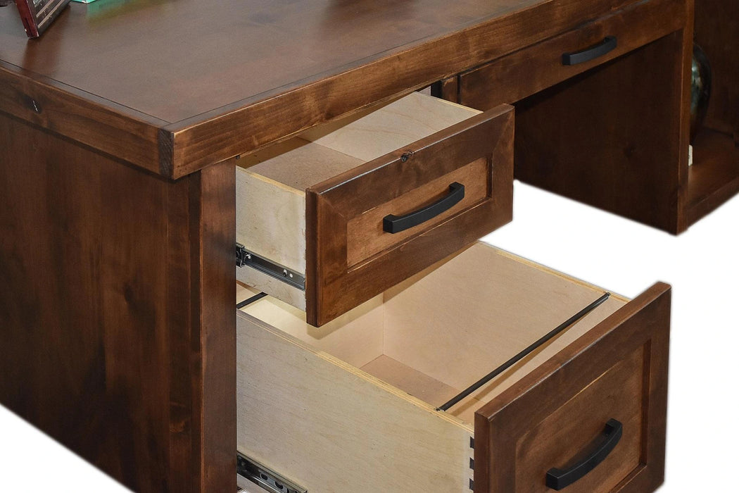 Legends Furniture Sausalito Executive Desk in Whiskey