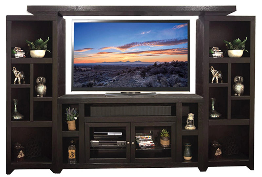 Legends Furniture Skyline Entertainment Wall in Mocha