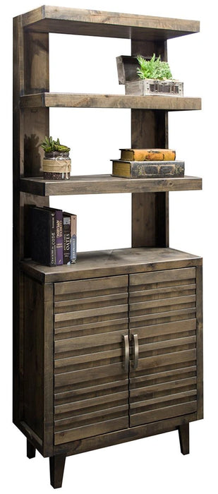 Legends Furniture Avondale 3pc Entertainment Wall with 61" Fireplace Console in Charcoal