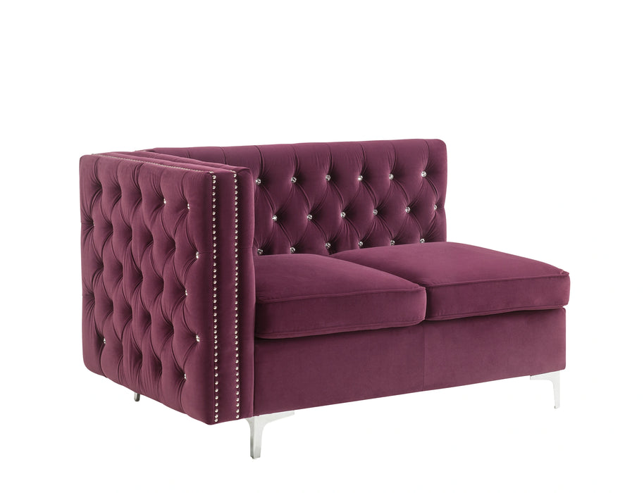 Modular - Armless Loveseat w/2 Pillows