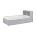 Orion-(3) Twin Bookcase Platform Bed with Storage Boxes image