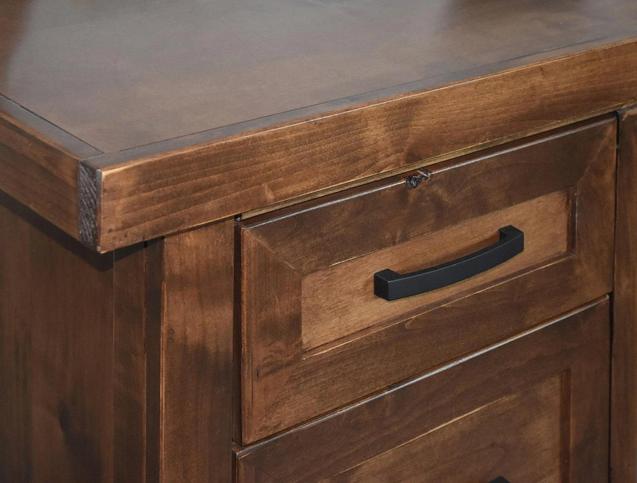 Legends Furniture Sausalito Executive Desk in Whiskey