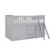 Orion-(6) Low Loft Bunk with Bookcase and 2 Dressers image