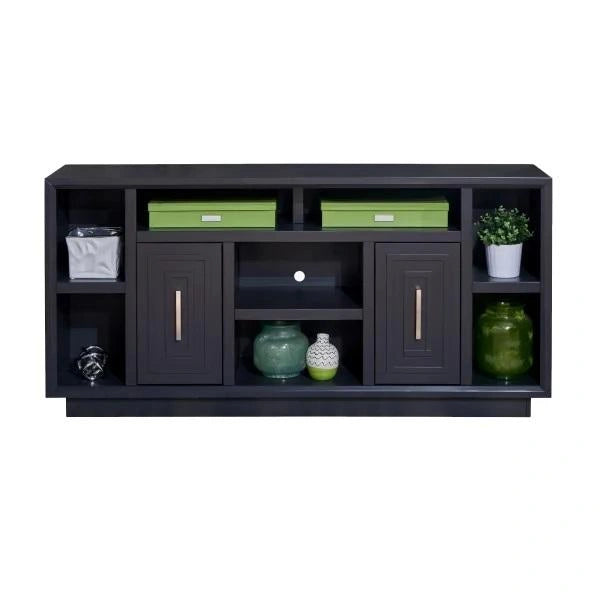 Legends Furniture Sunset 67" Console in Seal Skin Black