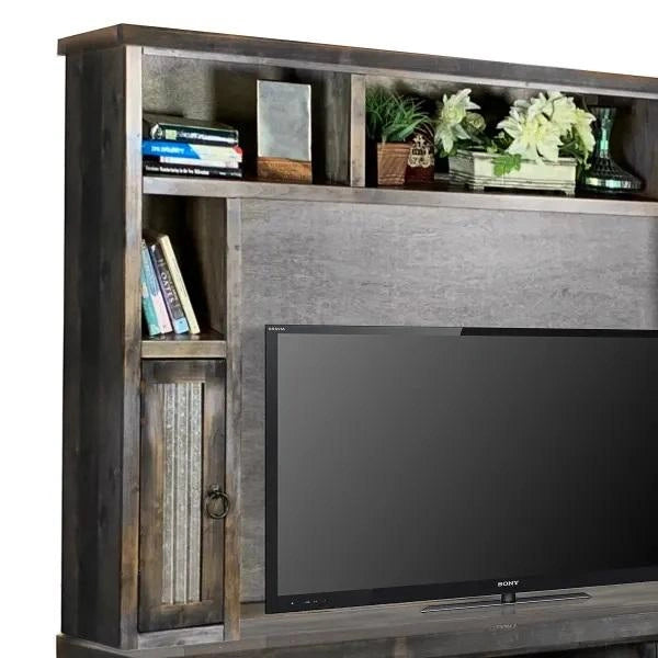 Legends Furniture Jackson Hole Super Hutch in Charcoal