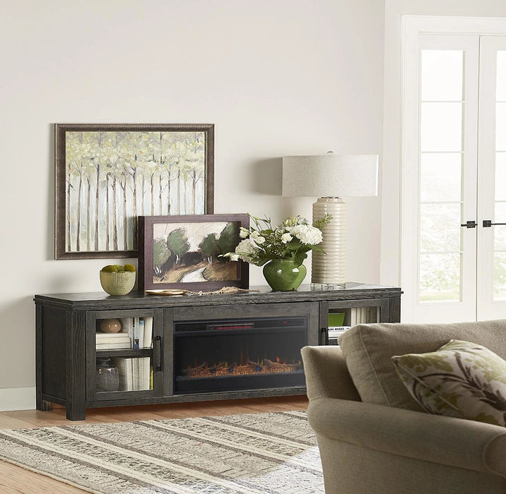 Legends Furniture Tybee 86" Fireplace Console in Clove