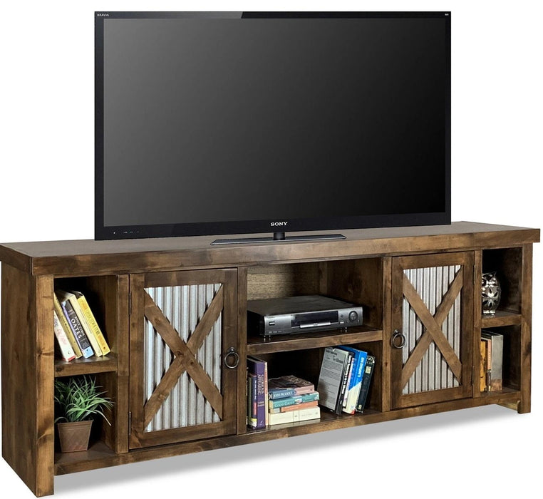 Legends Furniture Jackson Hole 85" TV Console in Aged Whisky
