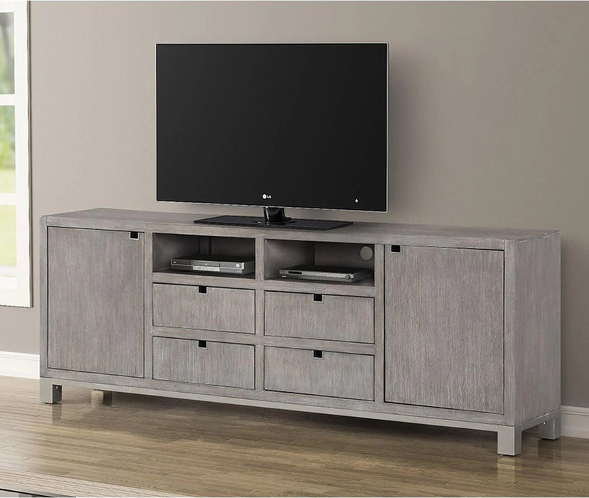 Legends Furniture Pacific Heights 84" TV Console in Melbourne Grey