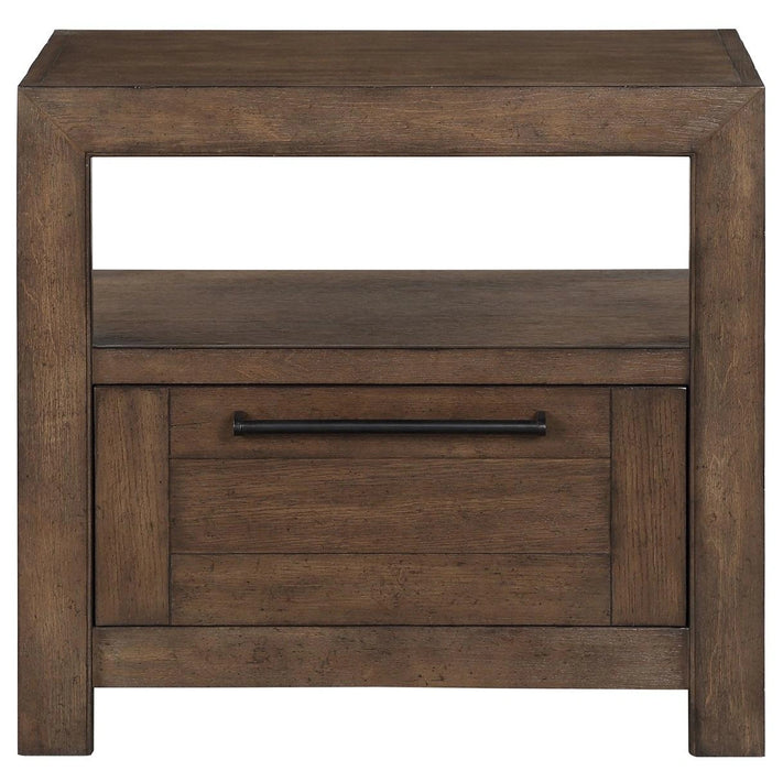 Legends Furniture Arcadia Open Nightstand in Modern Rustic