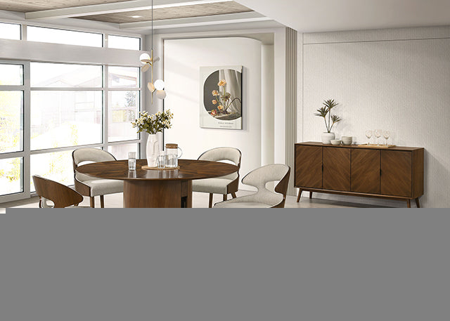 Hillerod 5 Pc. Round Dining Table Set