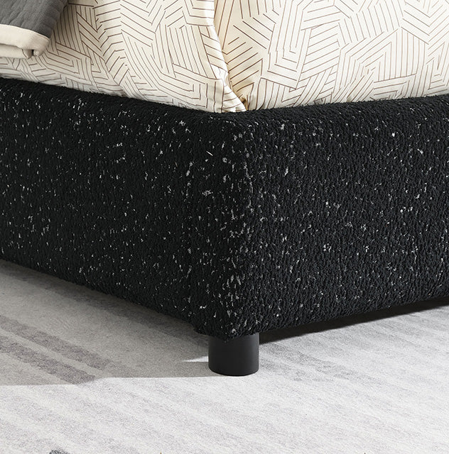 Laverni Bed Black, Grey & White