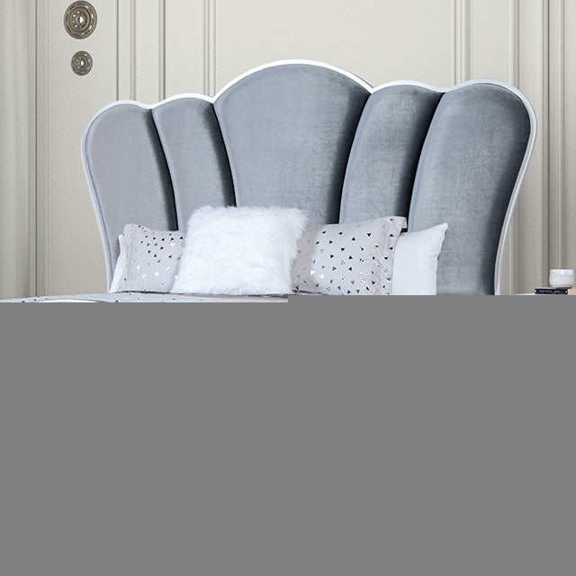 Melodi Parc E.King & Queen Bed Black & Silver